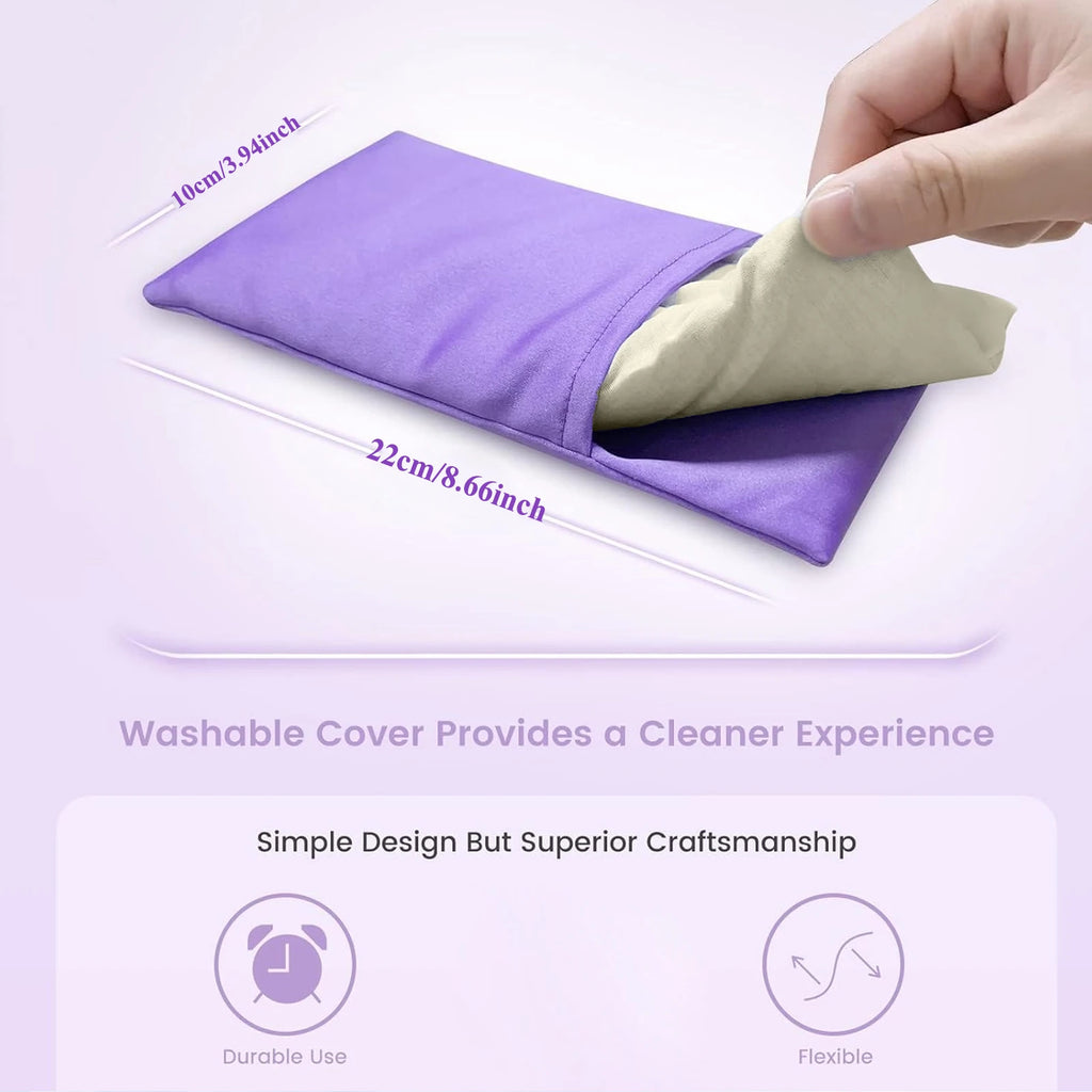 Somnari Heated Lavender Eye Pillow — Microwavable Silk