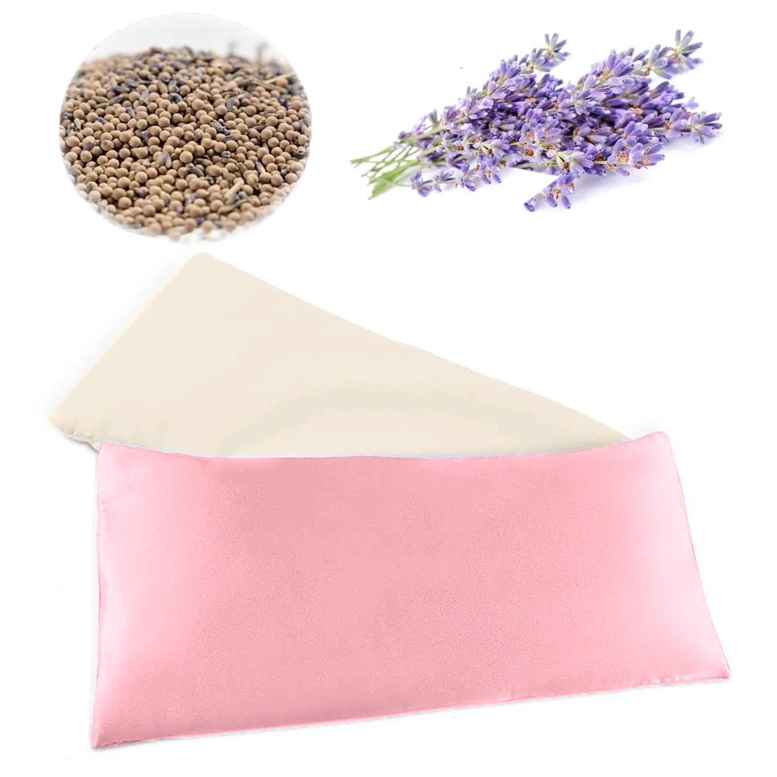 Somnari Heated Lavender Eye Pillow — Microwavable Silk